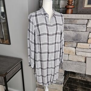 Perfect Tunic Length H&M Plaid Shirt